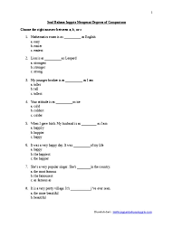 Maya is the most diligent student in my class. Top Pdf Soal Bahasa Inggris Mengenai Degrees Of Comparison 123dok Com
