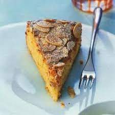 Spanish Orange And Almond Cake With Orange Eggs Caster Sugar Ground Almonds Sliced Almonds Powdered Orange And Almond Cake Almond Cakes Almond Cake Recipe