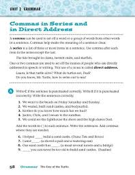 Commas In Direct Address Worksheets In 2020 Direct Address Meaning Of Sentence 6th Grade Worksheets