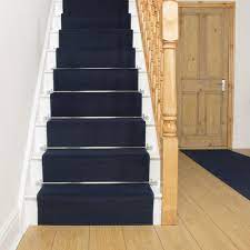 Plain Navy Blue Hall Amp Stair Carpet Runner Available In Any Length Up To 30m Amazon Co Uk Kitchen Stair Runner Carpet Gray Stair Runner Stair Runner