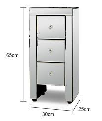 Mirrored 160 Mirror Bedside Table Mirrored Furniture Bedside Table