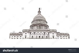 An unbelievable site on capitol hill. Washington Dc Us Capitol Building Hand Drawn Sketch Illustration In Vector Sponsored Ad Capitol Building Was Capitol Building Us Capitol Washington Dc