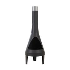 10 chimineas to warm up your outdoor space. Hampton Bay 56 Inch Outdoor Cone Chimney Fireplace The Home Depot Canada