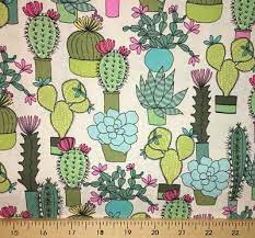 Maybe you would like to learn more about one of these? Southwestern Botanical Cactus Plants Floral Succulent Cotton Fabric A1 22 Ebay Cactus Fabric Fabric Novelty Fabric