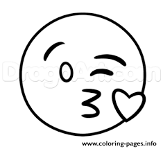 Print How To Draw Emojis Step By Step Faces Coloring Pages Emoji Coloring Pages Emoji Drawings Kiss Emoji