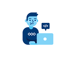 Programmer Icon Character Programmer Icon Character