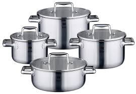 Elo Premium Multilayer Stainless Steel Kitchen Induction Cookware Pots And Pans Set With Mul Cookware Set Stainless Steel Pots And Pans Sets Induction Cookware