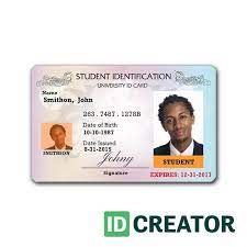Id card applicants have a choice between a card that complies with the real id act of 2005 or a standard nevada card. Idcreator Com Id Badge Maker Free Id Card Software 1 855 Make Ids Id Card Template Blank Id Cards Cards