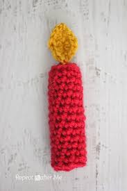 Yarn Cake With A Crochet Candle Repeat Crafter Me