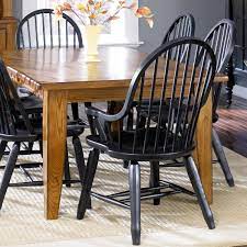 Liberty Furniture 17 Dr O5pcs Treasures 5 Piece Dining Set Rustic Oak Black Liberty Furniture Wood Dining Room Set Wood Dining Room