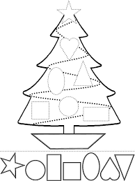Arbol De Navidad Para Colorear Preescolar