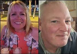 Oldham, Greater Manchester: Lee Gannon and Tracy Cook