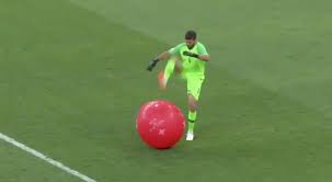 Switzerland world cup match yesterday, brazilian goalkeeper alisson becker stomped. Alisson Becker Popping A Balloon At The World Cup Is An Instant Meme