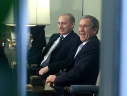 George W. Bush And Vladimir Putin