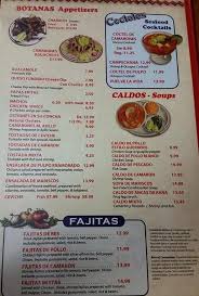 La Quebrada Aurora Restaurant Menu In Aurora Illinois Usa