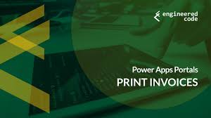 We did not find results for: Engineered Code Blog Power Apps Portals Print Invoices