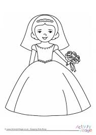 Their social significance is reduced to the creation of a new family with the aim of procreation. Wedding Colouring Pages