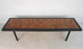 Copper sylvie brushed oak and metal round coffee table. Vintage Modern Coffee Table With Hammered Copper Top For Sale At 1stdibs