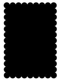 Scalloped Rectangle Google Search Svg Shapes Silhouette Svg Cricut Creations