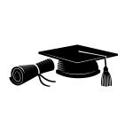 Download Graduation Cap Silhouette Free Svg