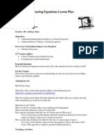The first step to balance the equation is to write down the chemical formula of reactants that are listed on the left side of the chemical equation. Balancing Equations Lesson Plan Chemistry Lesson Plan