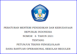 Pada 19 februai 2021 ini juga kementrian pendidikan menerbitkan petunjuk teknis bos 2021, permendikbud no. Juknis Bos Reguler 2021 Permendikbud No 6 Tahun 2021