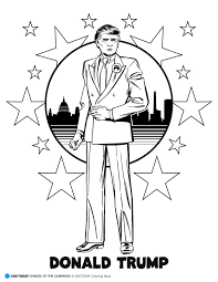 4th of july coloring pages. Donald Trump Coloring Pages Coloring Home