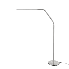 If you prefer modern floor lamps that give a clean and tidy look, choose materials like metallics and tinted or shaded glass. Daylight D35118 Slimline 3 Floor Lamp