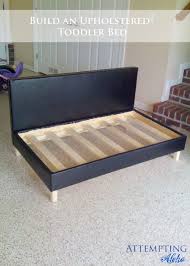 Inexpensive but great looking, your home decor can be updated on a limited budget when you make. Diy Upholstered Toddler Bed Couch Plans