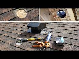 For example, if the vent pipe was 10' long with two elbows and a roof cap, you would need to add 100 cfm more to the fan size ratings above Vent Roof Cap Installation Diy Kolpak Vytyazhki Na Kryshe Youtube