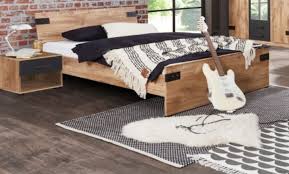 Das klare und schlichte design passt in jedes schlafzimmer. Jugendzimmer Liverpool In Plankeneiche Mit Absetzungen In Graphit 6 Teiliges Komplettset Mit Schrank 140er Bett Nachttisch Standregal Schreibtisch Und Rollcontainer Homezone