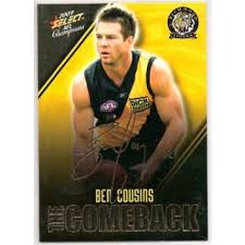 Richmond have managed the cousins affair clumsily. 2010 2006 2009 2009 Afl Select Champions 2009 Afl Select Champions Ben Cousins Richmond Comeback Album Card Footy Cards Afl Nrl Sports Trading Cards