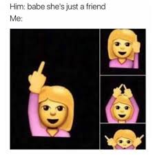 Just a friend is a song written, produced and performed by american hip hop artist biz markie. Extrameme Your Favorite Memes Him Babe She S Just A Friend
