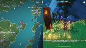 Genshin Impact Fontaine treasure map locations