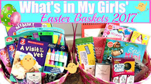 Did you wait till the last minute to gather easter basket gifts? What S In My Girls Easter Baskets 2017 13 7 Years Old Watch Me Fill Them Youtube