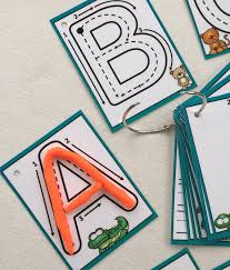 Uppercase Little Letters Clip Cards Dry Erase Alphabet Flash Cards Laminated Trace Busy Bags Formations Key Ring Learn To Write Letter Clip Card Learning To Write Clip Cards