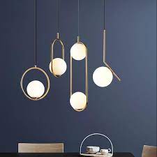 Nordic Glass Ball Pendant Lights In 2021 Glass Ball Pendant Lighting Glass Ball Pendant Ball Pendant Lighting