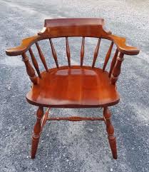 Pennsylvania House Wood Wooden Dining Room Captain S Arm Table Chair Cherry Pennsylvaniahouse Chair Table And Chairs Dining Chairs