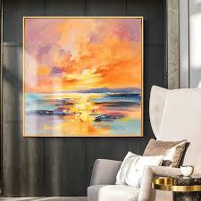 180 photos · curated by jatupon sutammrangsi. Original Art Large Sunset Painting Canvas Oil Painting Abstract Ocean Wall Oil Painting Original Abstract Living Room Wall Art Framed Painting Art Collectibles Delage Com Br