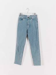 Fred Mom Jeans Blue Mom Jeans Women Denim Jeans Fashion Clothing Store