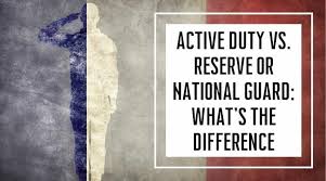 Active Duty Vs Reserve Or National Guard What S The Difference Military Benefits