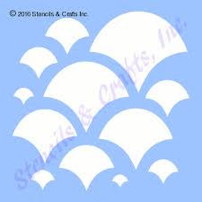 Use a sharpie to draw the mermaid scale designs. Fish Mermaid Scales Stencil Many Sizes Ocean Template Paint Craft Beach Art New Ebay