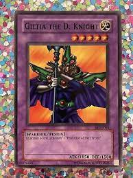We'd love to meet you. Yu Gi Oh 2002 Giltia The Dark Knight Metal Raiders Set Tarjeta Ebay