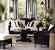 Black And White Patio Decor
