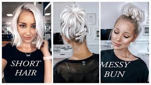 Fast & free shipping on many items! How To Huge Messy Bun With Super Short Thin Fine Hair Thinhairandidontcare Youtube