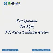 Tes pt ahm yaitu seperti yang akan saya tulis berikut ini teman teman semuanya meliputi dan sesuai pengalaman yang pernah saya ikuti dalam tes di pt ahm. Pelaksanaan Tes Fisik Pt Astra Daihatsu Motor Di Kampus Smk Negeri 4 Kuningan Smk Negeri 4 Kuningan