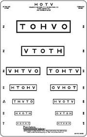 50 rectangle hotv chart 10 foot