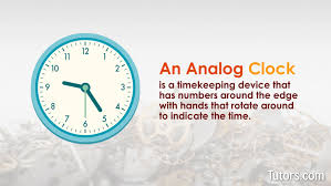 Could you tell me the time, please? How To Tell Time Read An Analog Clock Video Tutors Com