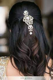 Simple And Elegant Hairstyles For Indian Wedding Medium Hair Styles Hair Styles Open Hairstyles