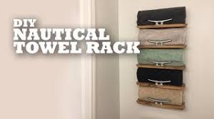 Maybe you would like to learn more about one of these? Diy Nautical Towel Rack Youtube